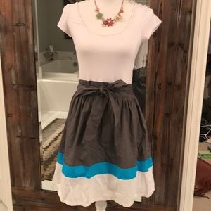 A- Line Tie Waist Dress